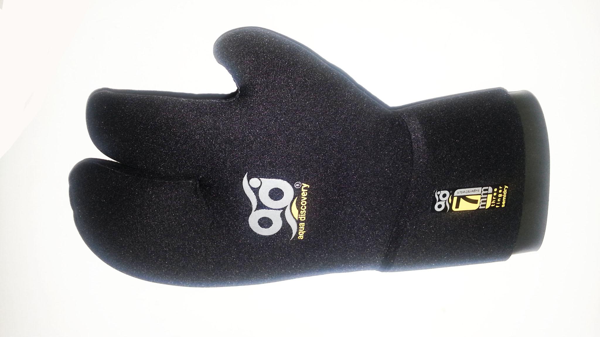 AquaDiscovery трехпалые  DOUBLE CUFF 7mm